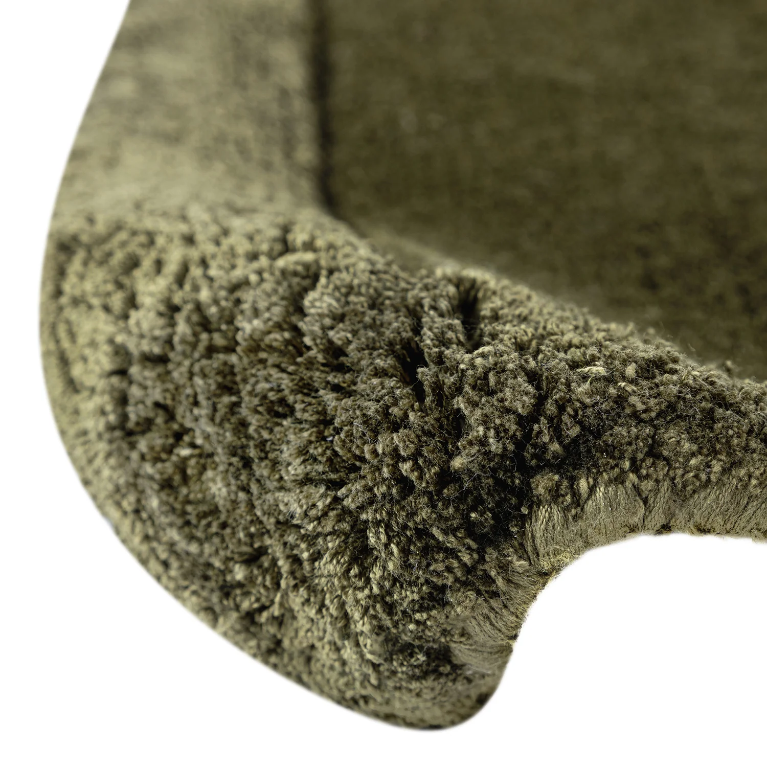 Albi Moss Green Hand Tufted Wool & Viscose Runner - Image 6