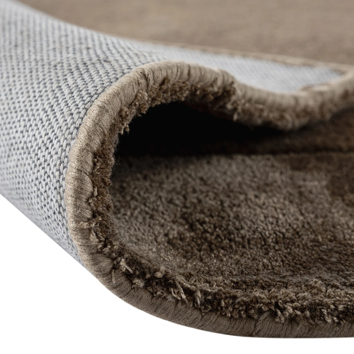 Albi Taupe Hand Tufted Wool & Viscose Rug - Image 7