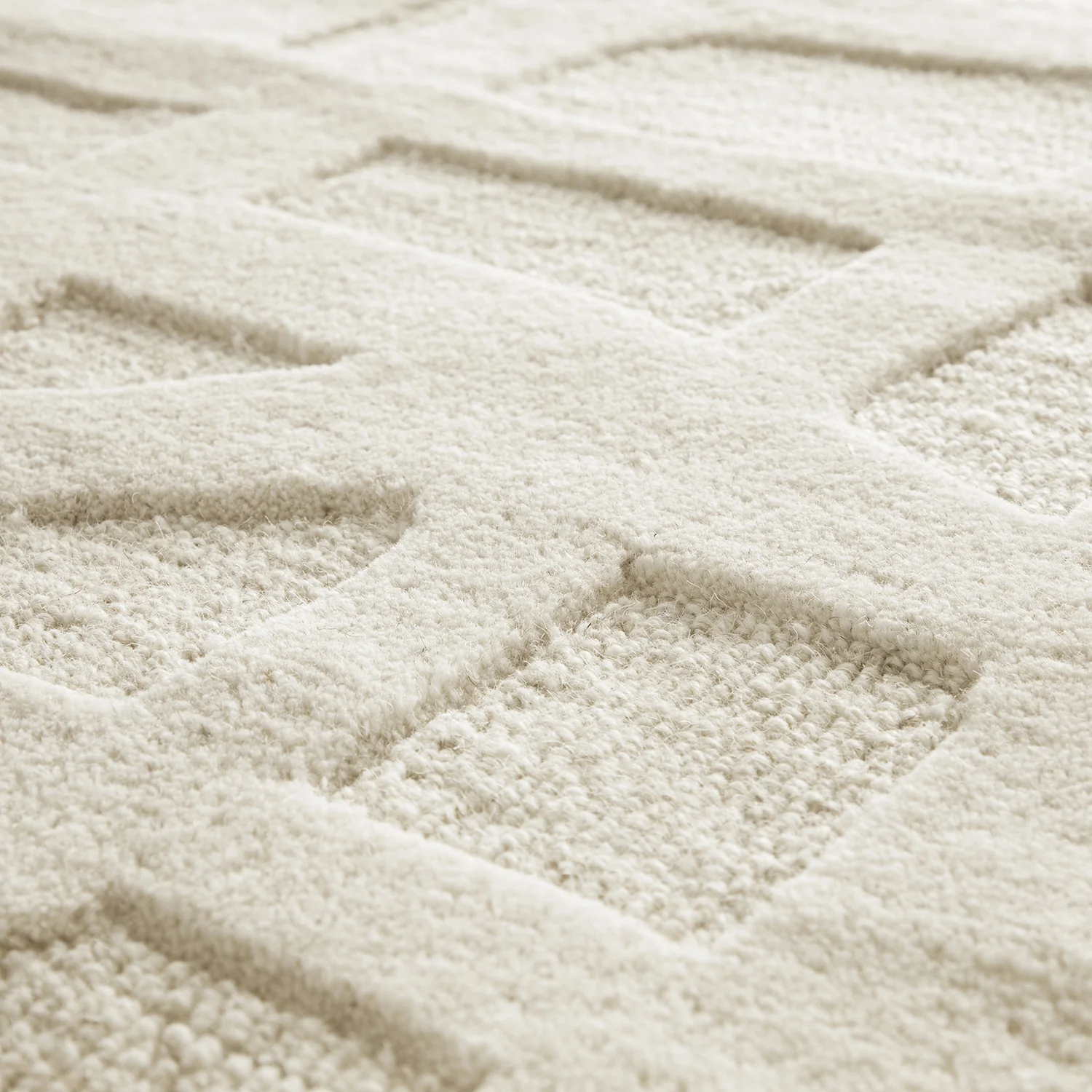 Alessio Ivory Hand Tufted Wool Rug - Image 6