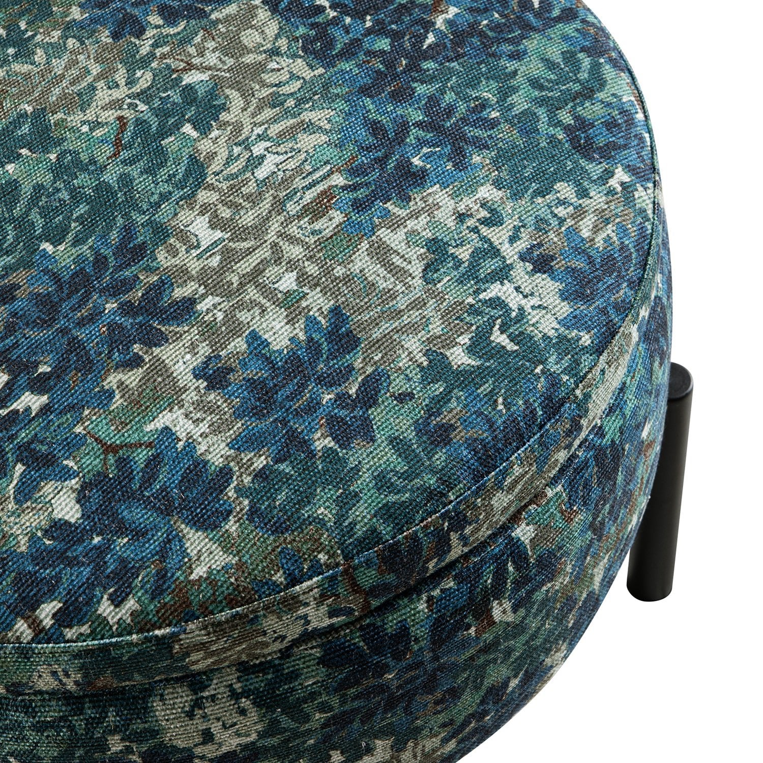 Amboise Round Storage Pouffe, Julien Linen Blend - Image 14