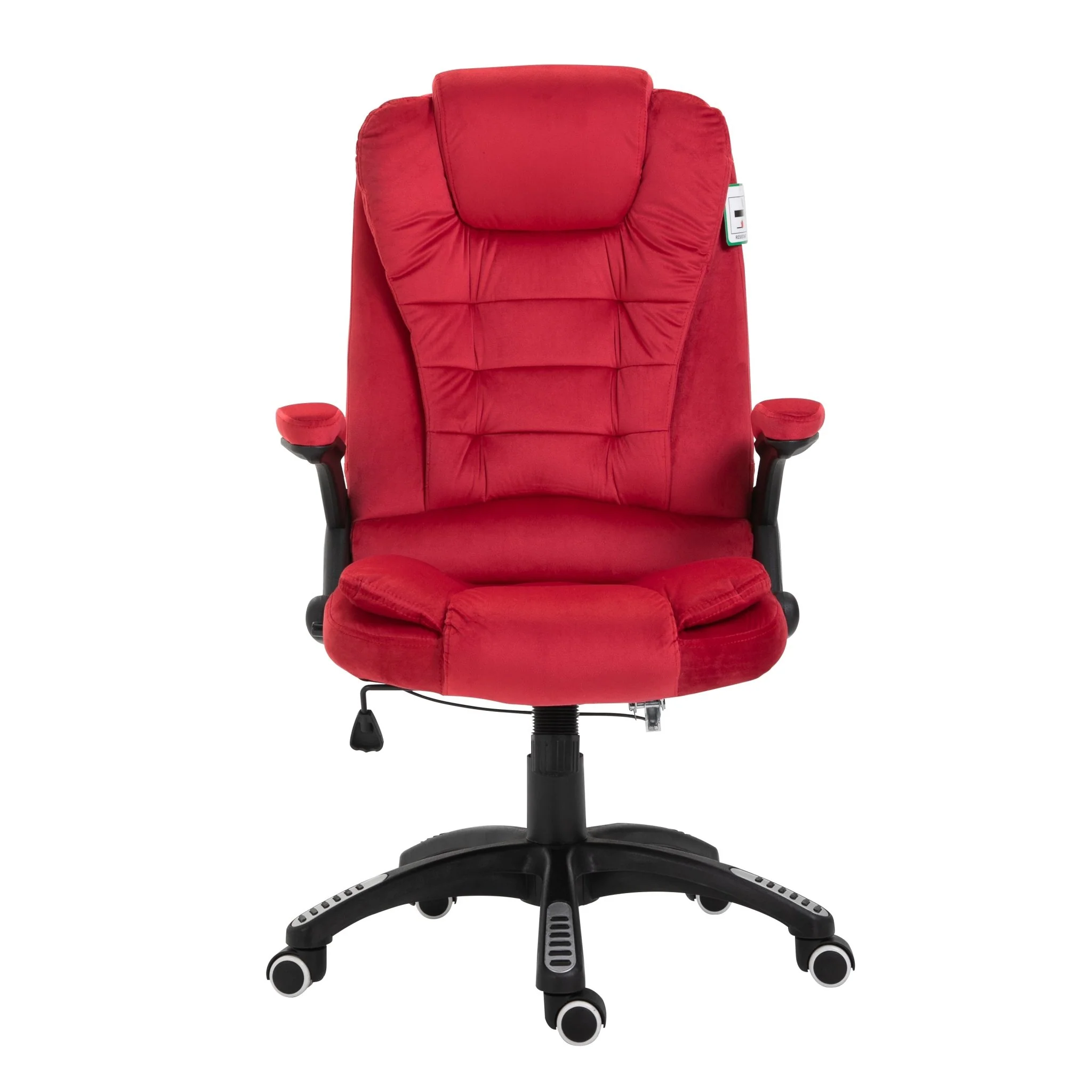 Executive Recline Extra Padded Office Chair Standard, MO17 Red Velvet - Image 2