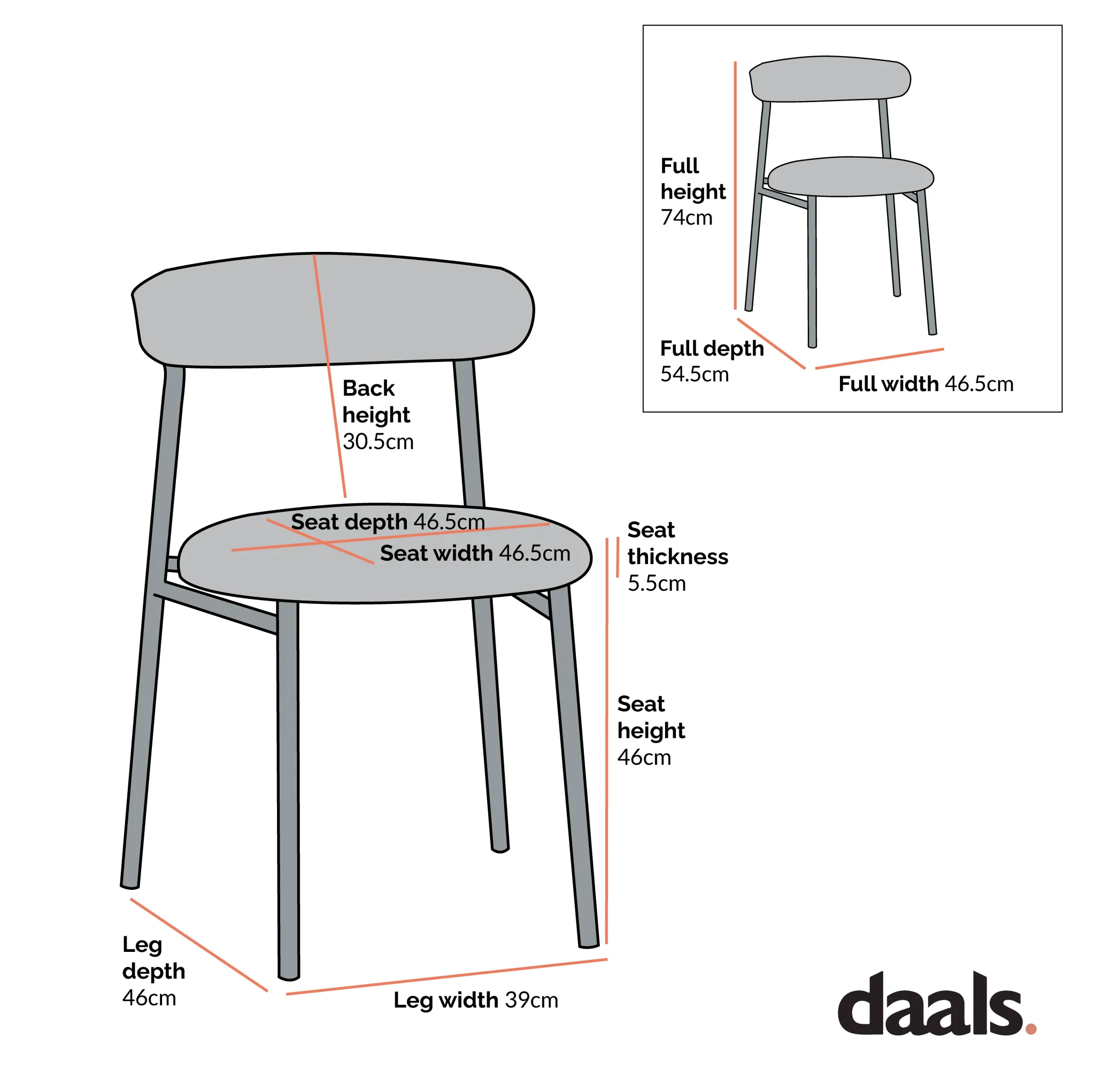 Donna Set of 2 White Boucle Dining Chairs - Image 4