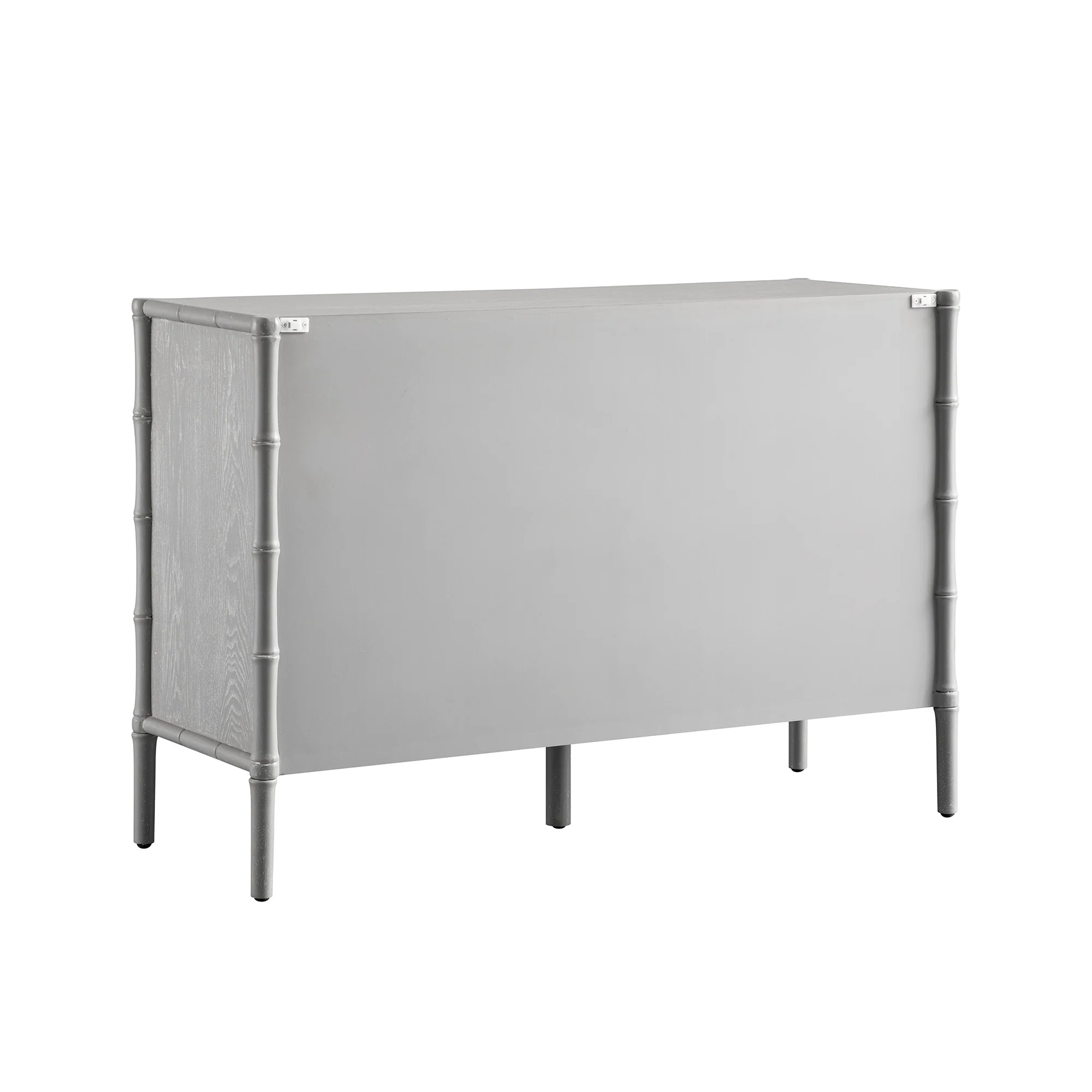 Elstowe Faux Bamboo 6-Drawer Chest, Warm Grey - Image 11