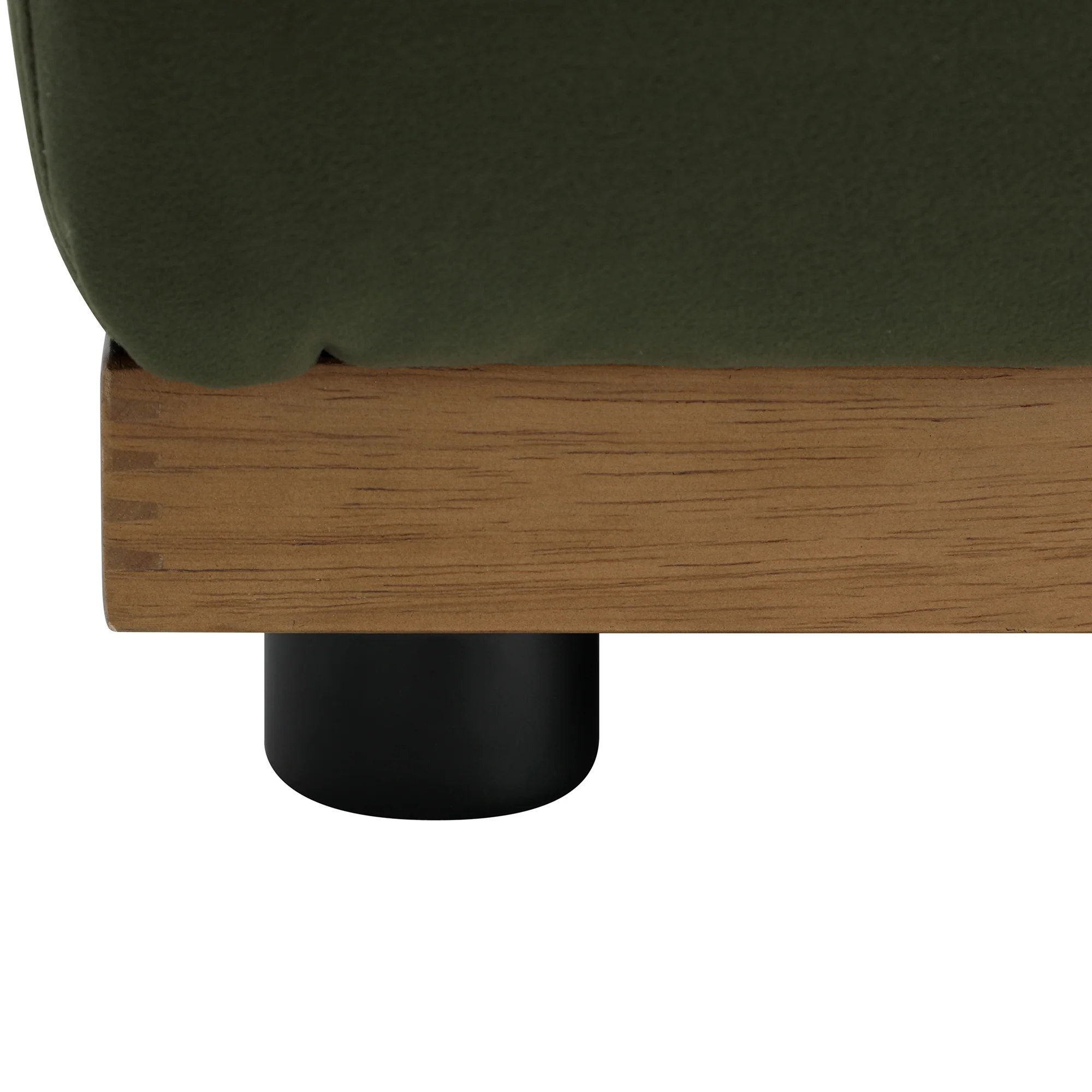 Granvia Moss Green Velvet Modular Sofa, 3-Seater L-Shaped Sofa - Image 10