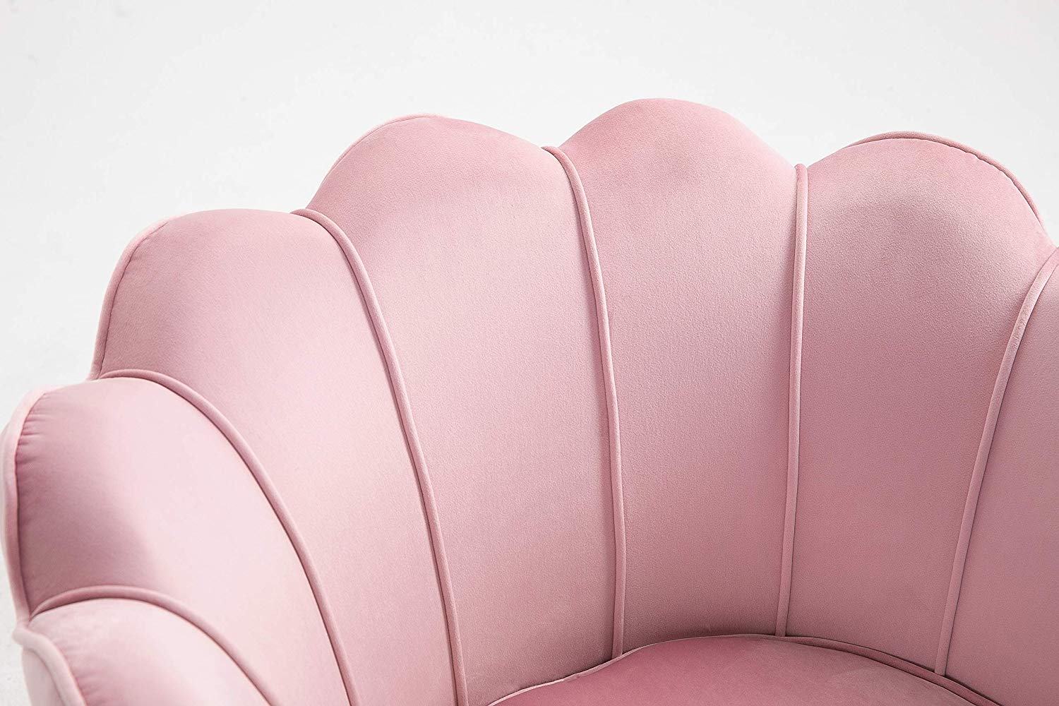 Hepburn Accent Chair in Pink Velvet - Image 7