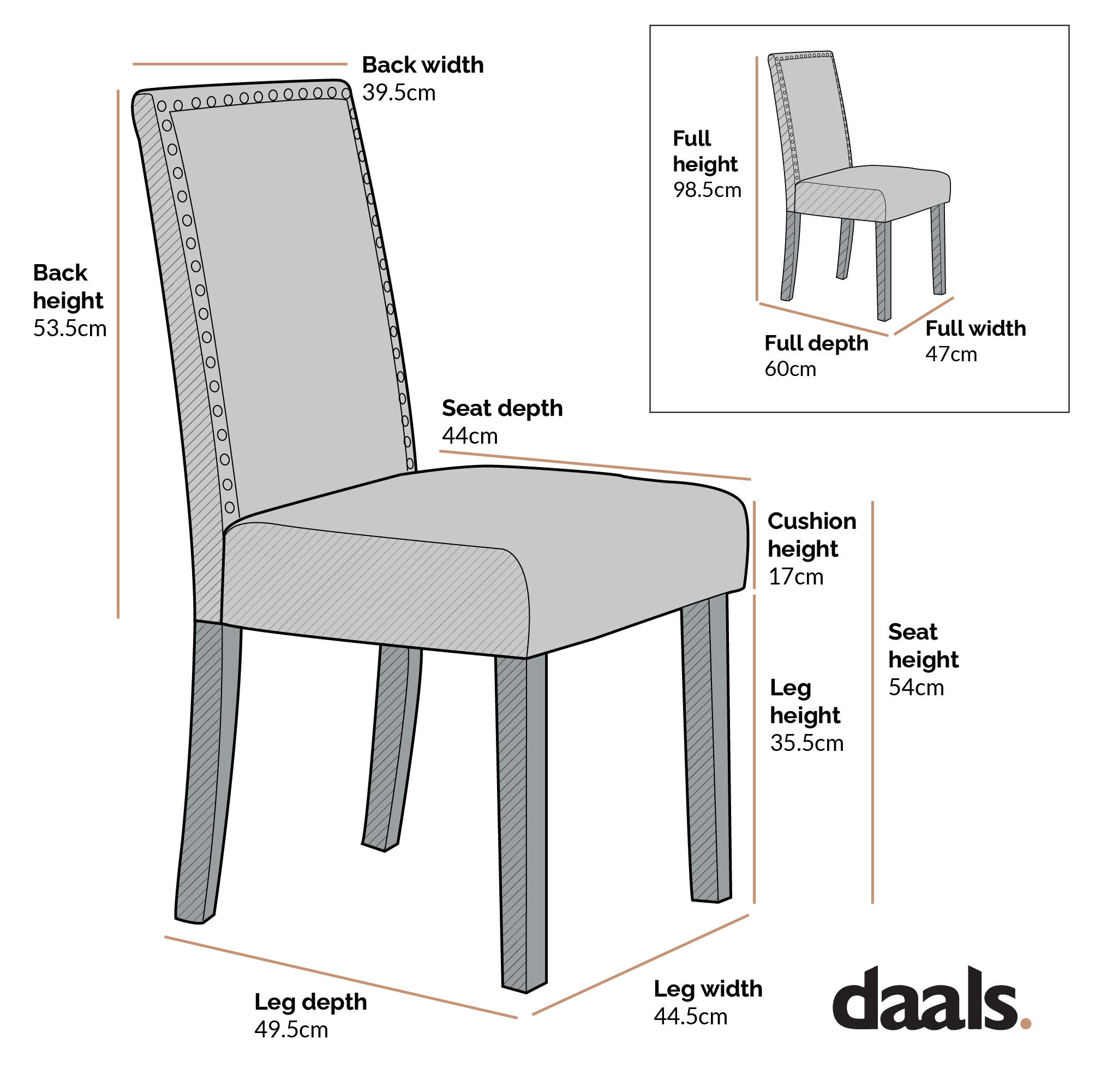 Maidwell Set of 2 Green Velvet Dining Chairs - Image 4