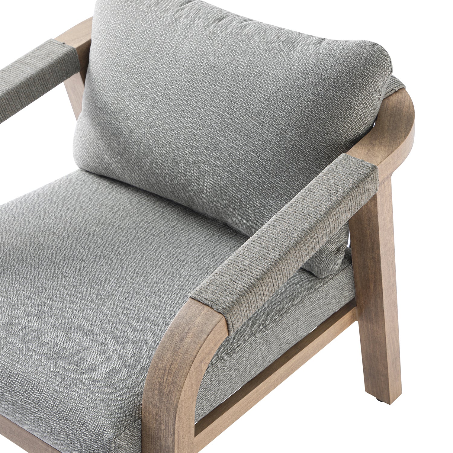 Manresa Rope 5-Seater Sofa Set, Natural and Grey - Image 11