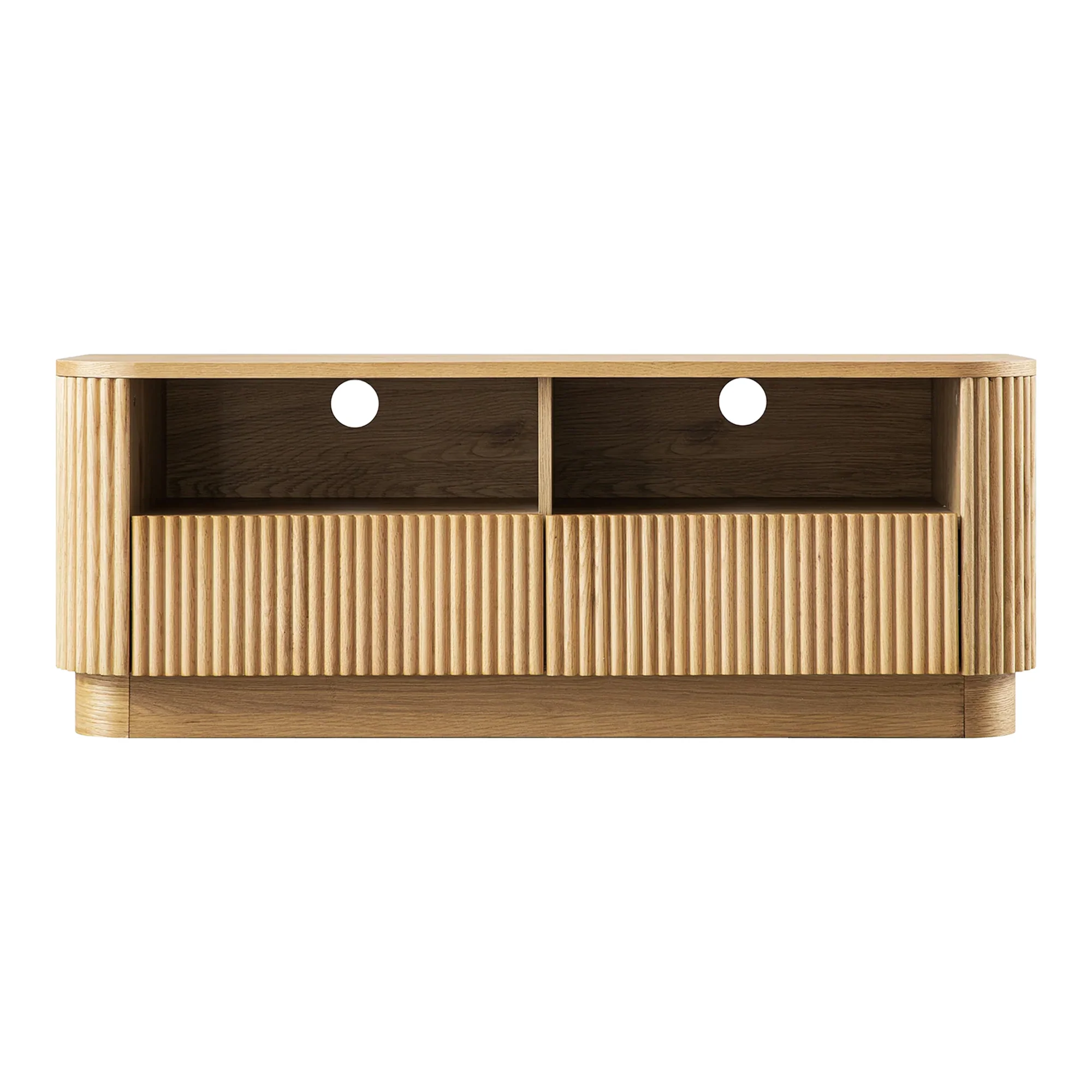 Maru 120cm TV Unit with Drawers, Oak - Image 6