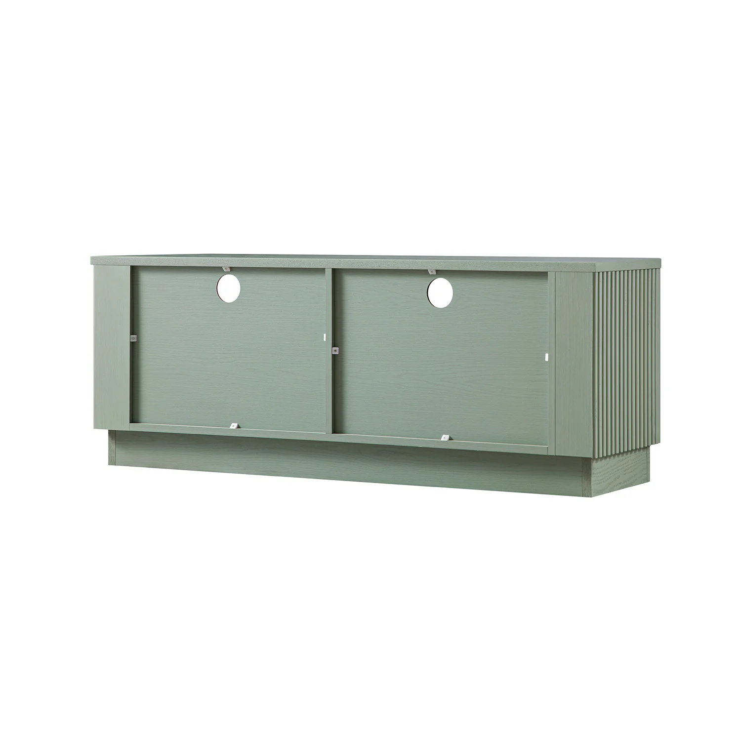Maru 120cm TV Unit with Drawers, Sage Green - Image 11