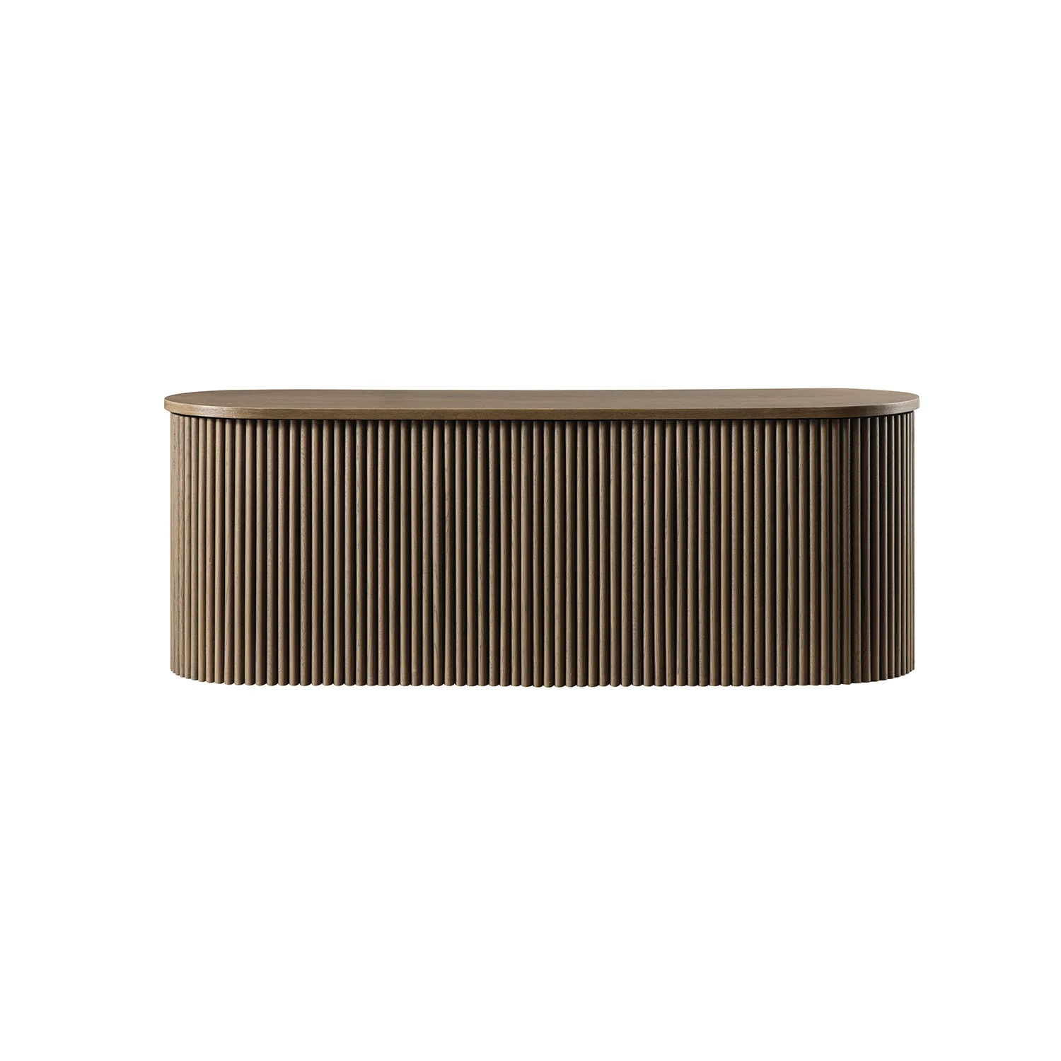 Maru Storage Ottoman Bench, Silver Oak