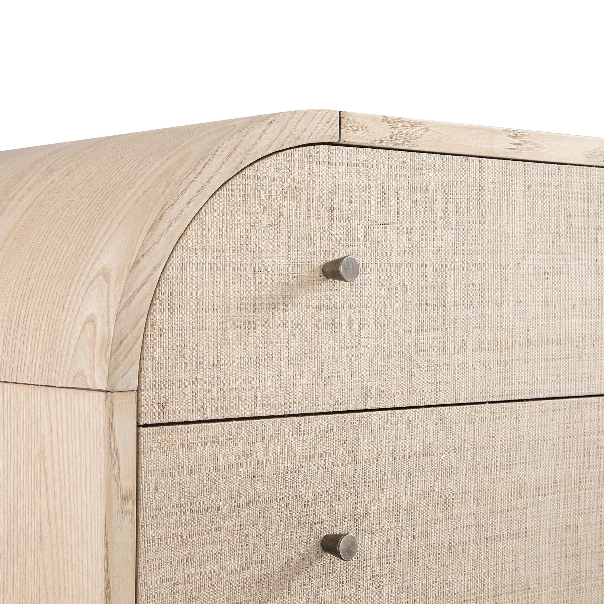 Maude Chest of 6 Drawers, Natural Ash with Raffia - Image 15
