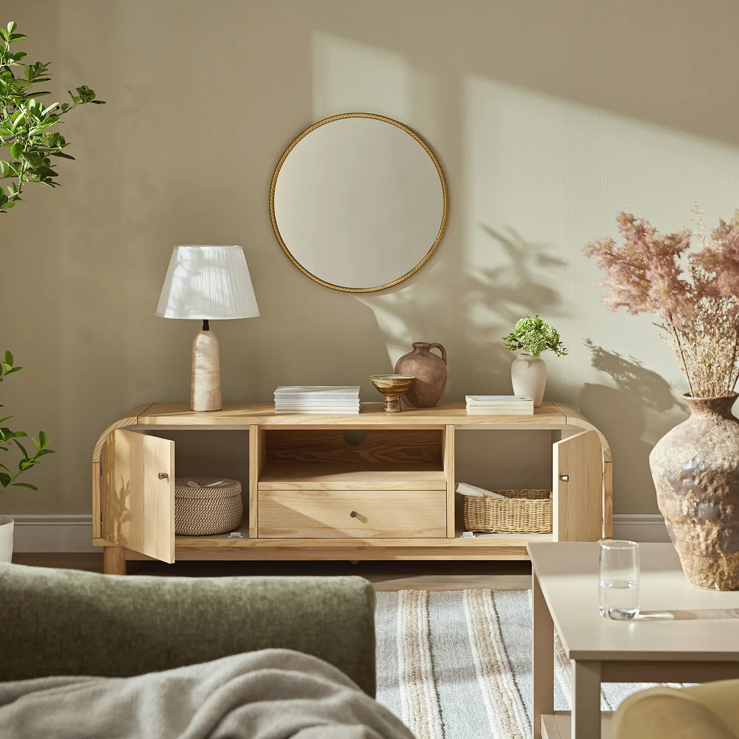 Maude TV Unit, Natural Ash - Image 4