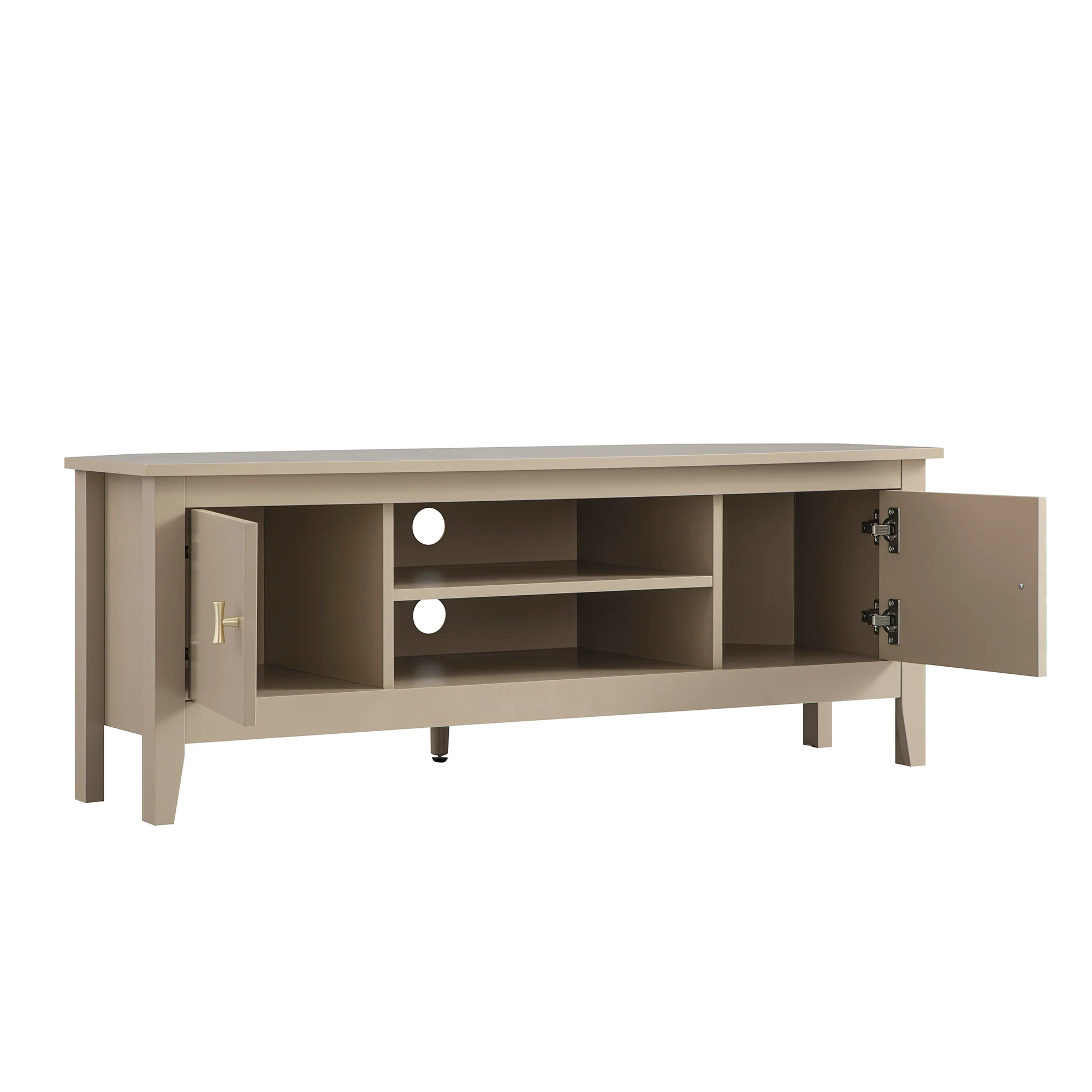 Oakham 120cm Corner TV Unit, Deep Greige - Image 12