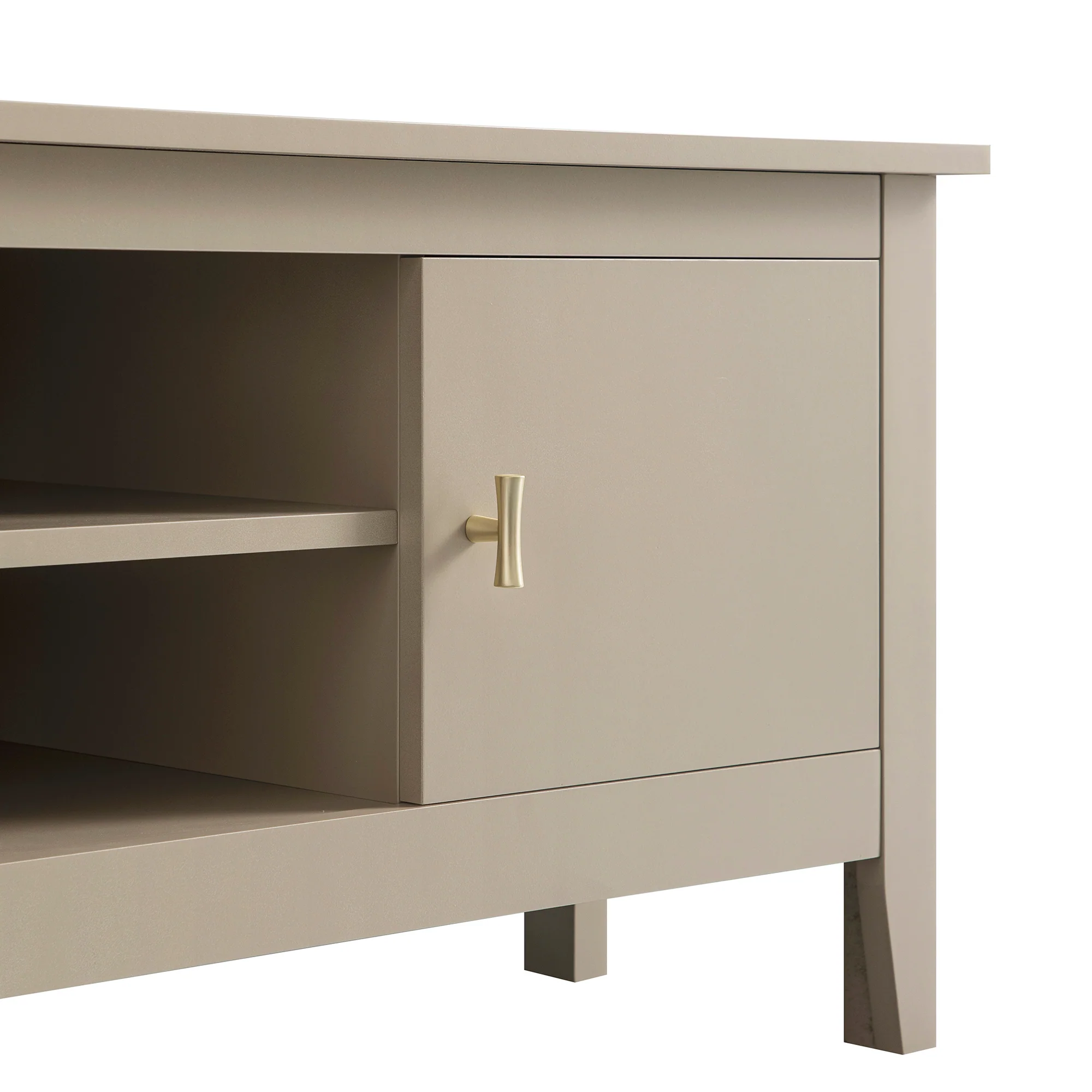 Oakham 120cm Corner TV Unit, Deep Greige - Image 15