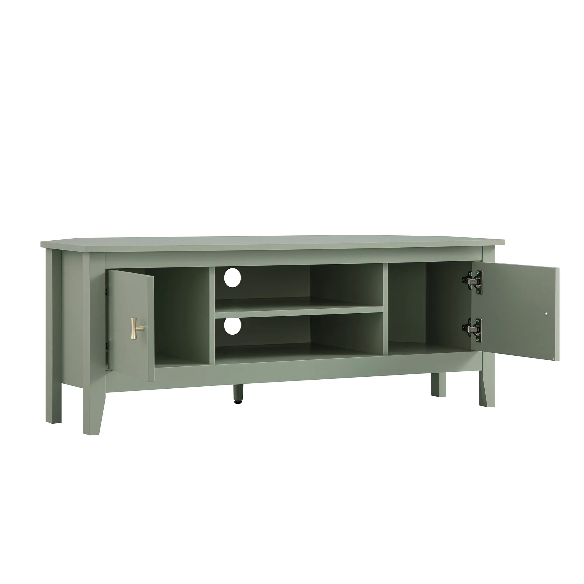 Oakham 120cm Corner TV Unit, Desert Sage - Image 12