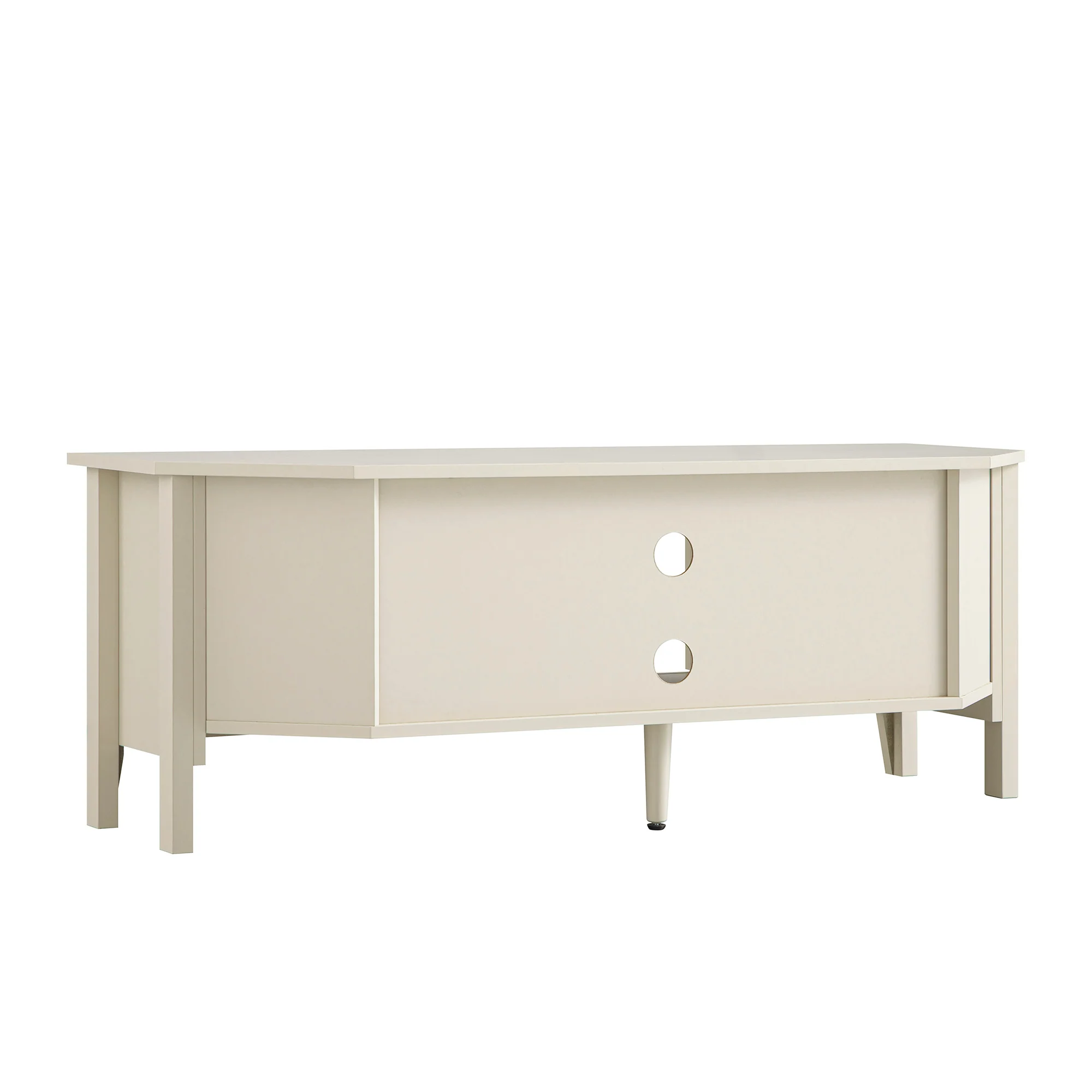 Oakham 120cm Corner TV Unit, Shaded White - Image 14
