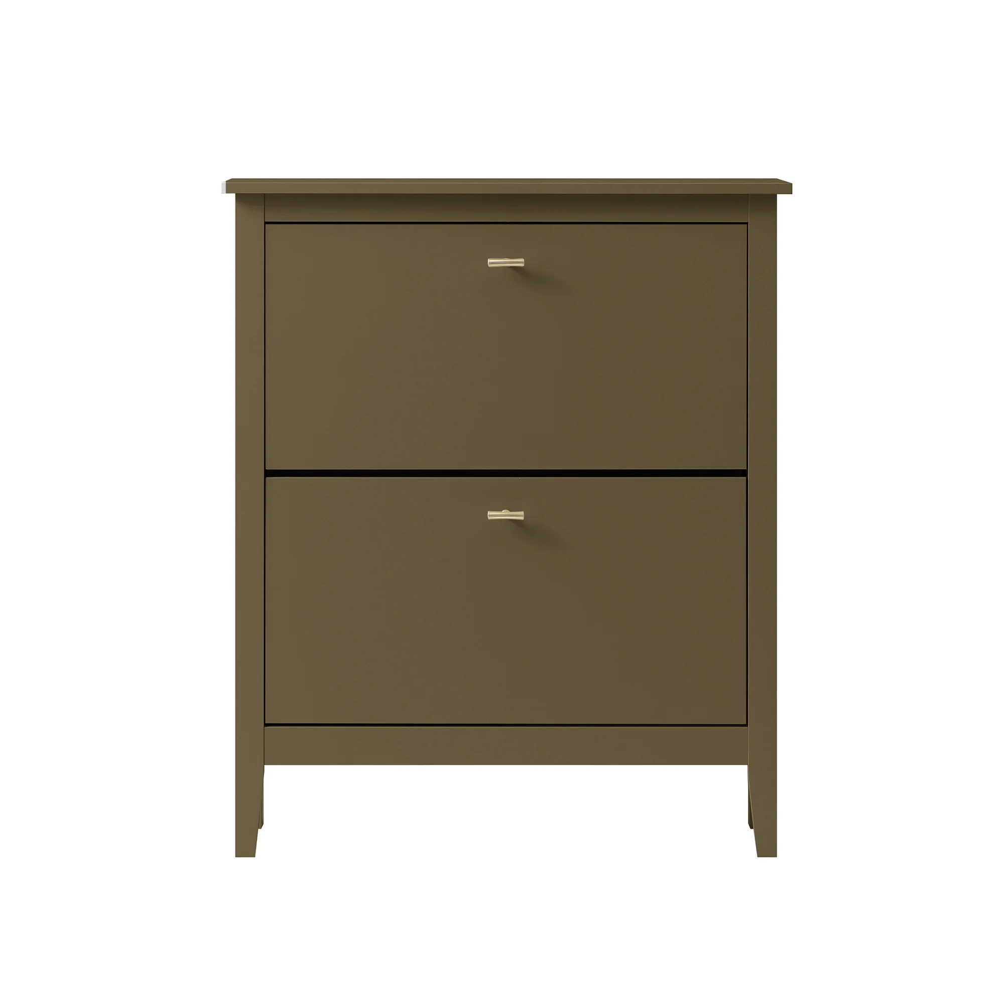 Oakham 2-Tier Shoe Cabinet, Olive Grove - Image 7