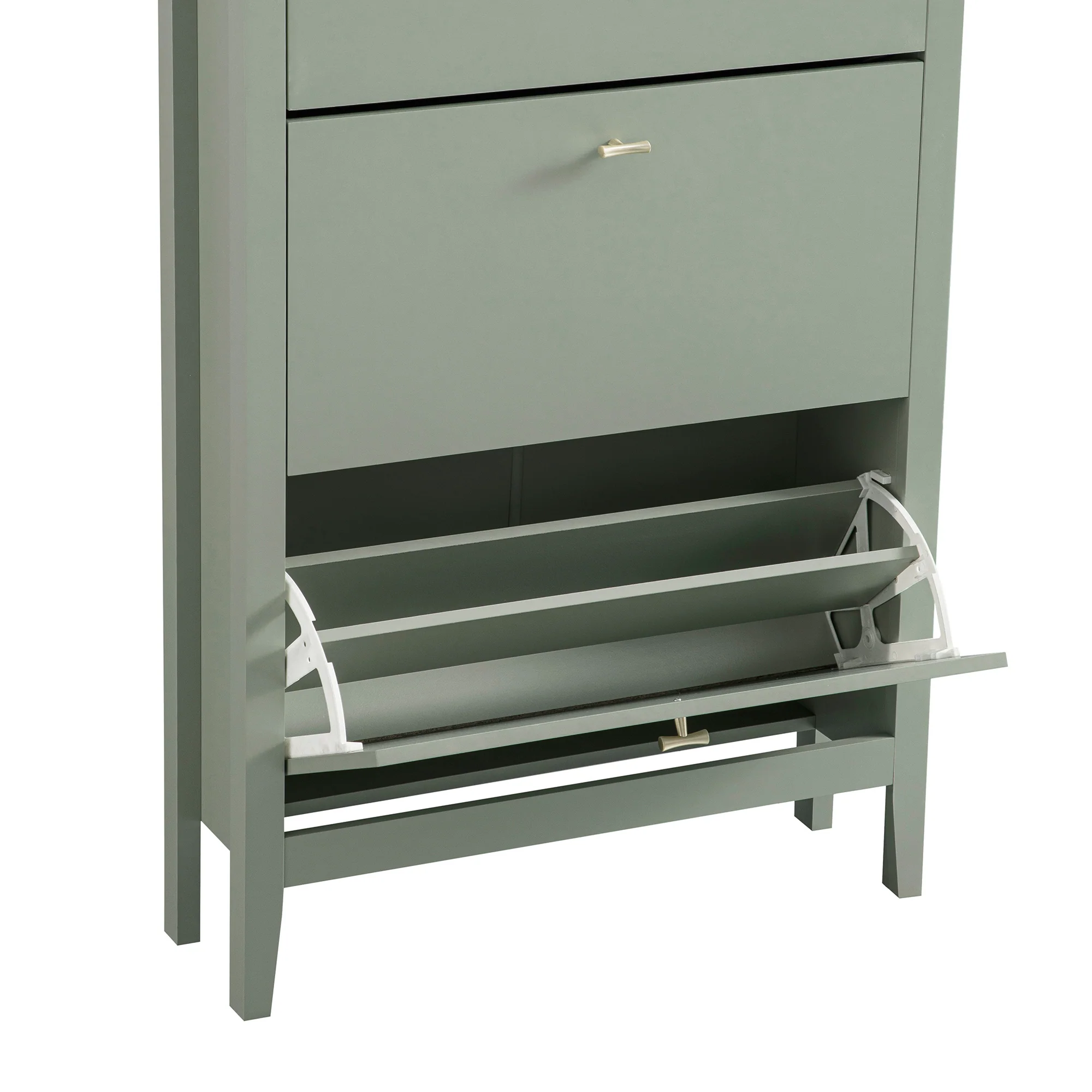 Oakham 3-Tier Shoe Cabinet, Desert Sage - Image 13