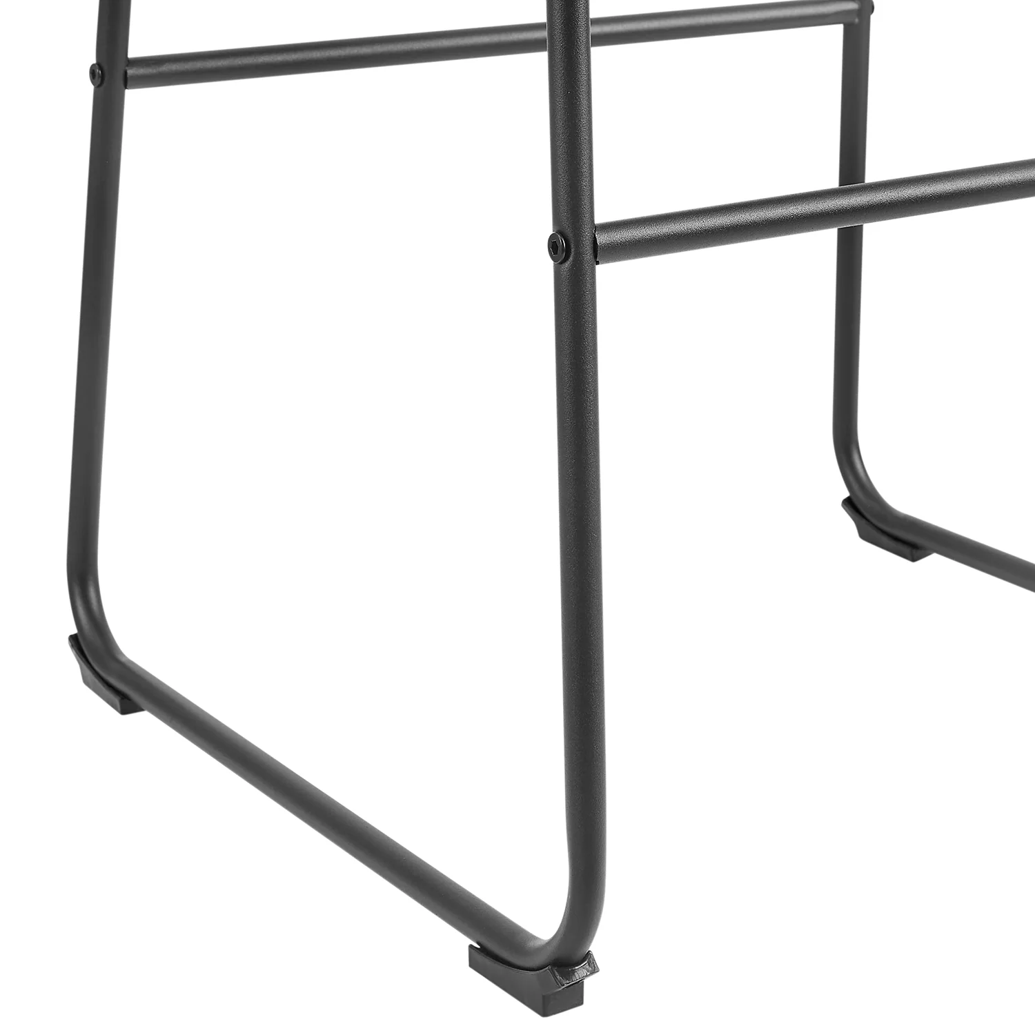 Sutton Set of 2 Bar Stools with Fluted Back (Sage Green Velvet) - Image 9