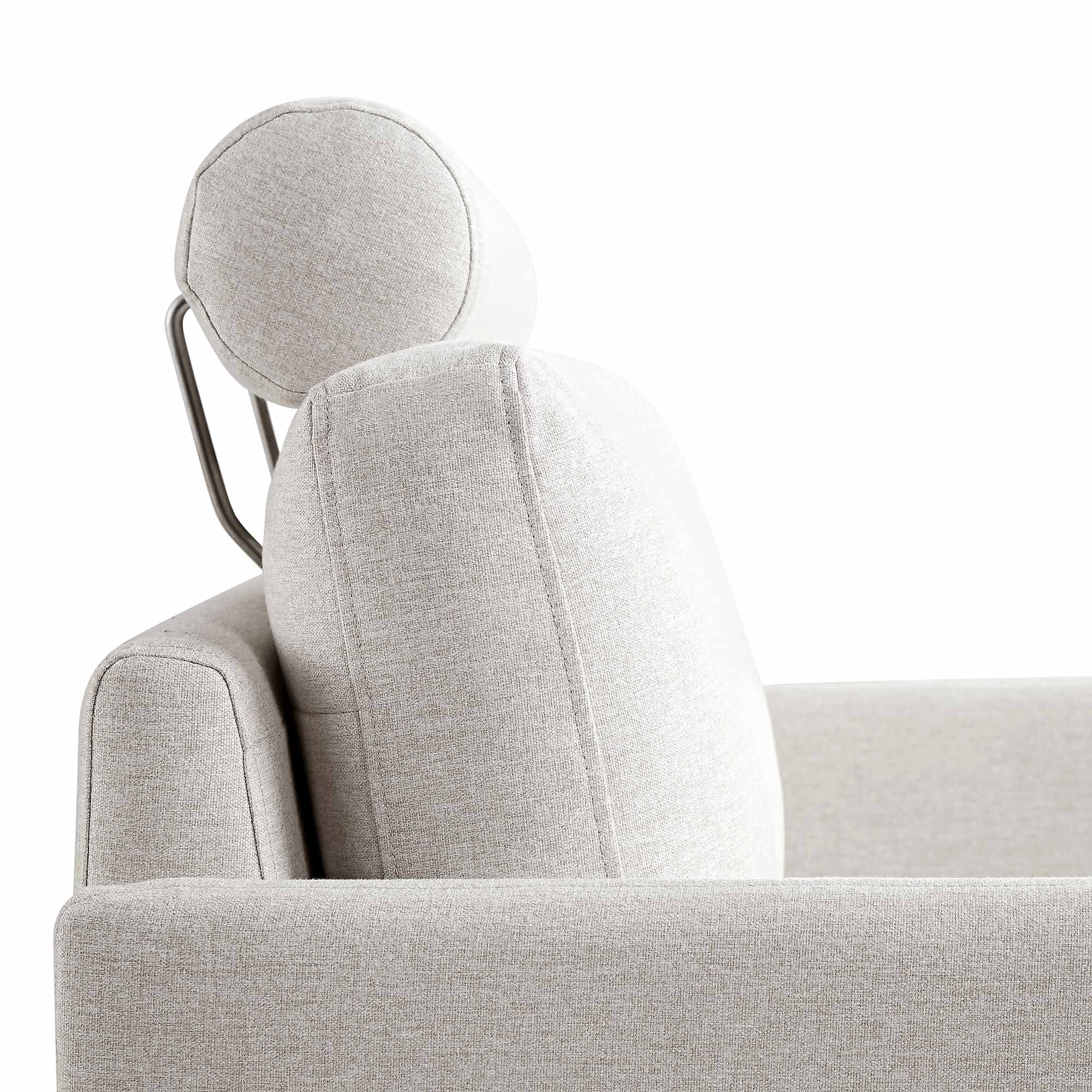 Timber Oatmeal Fabric Armchair - Image 12