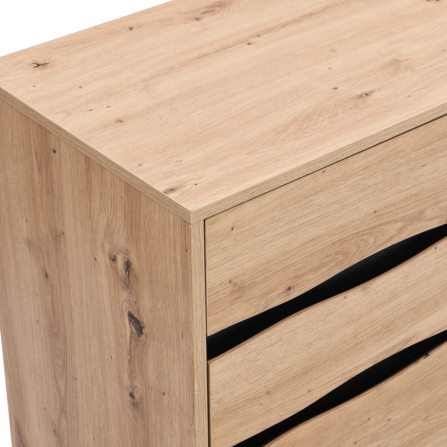 Weston Oak Effect 6 Drawer Chest of Drawers - Image 11